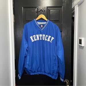 Men's UK Kentucky Pullover Lightweight Jacket GIII Sports by Carl Banks Size L